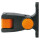 SKS Adapter aus Kunststoff, schwarz/orange