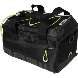 BASIL Miles Trunkbag Multi System Gepäckträgertasche schwarz-hellgrün, 7 L