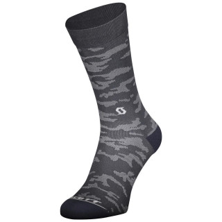 SCOTT Trail Camo Crew Socken dark grey/white