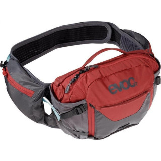 EVOC Hip Pack Pro 3L + 1,5L Bladder, carbon grey/chili red