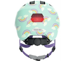 ABUS Smiley 3.0 LED Kinderhelm blue rainbow shiny
