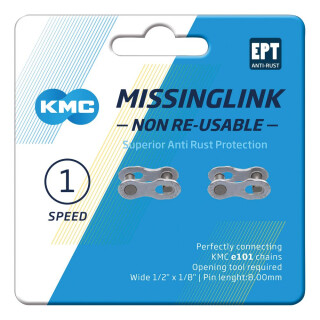 KMC Missinglink 1/2" x 1/8" 101 NR EPT, 2Stück