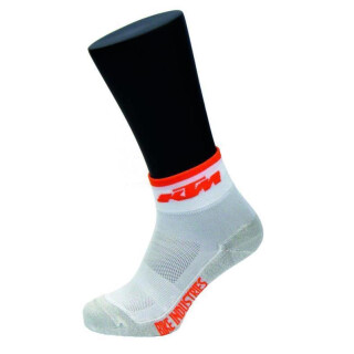 KTM Socken weiss/orange (36-39)